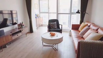 鋪木地板的客廳，真的好溫馨